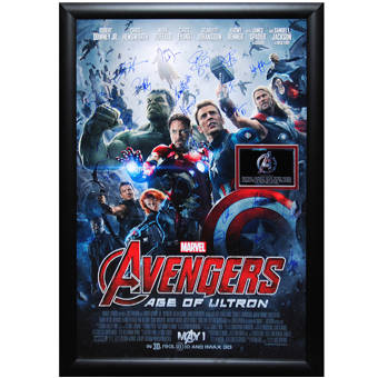 Luxewest The Avengers Age Of Ultron Movie Poster Autographed By The Cast Wayfair Ca