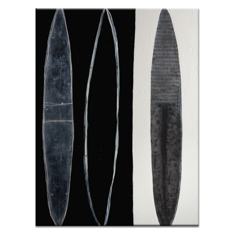 Shields 1 by Katherine Boland Painting Print on Wrapped Canvas
