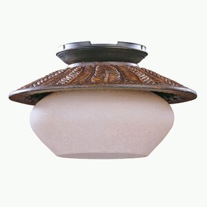 Fernleaf Breeze 1-Light Bowl Ceiling Fan Light Kit