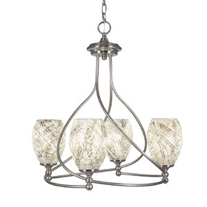 Capri 4-Light Shaded Chandelier