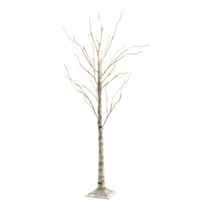 Indoor Birch LED Lighted Tree