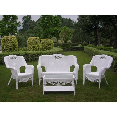 Maui 4 Piece Sofa Set International Caravan Maui 4 Piece Sofa Set International Caravan