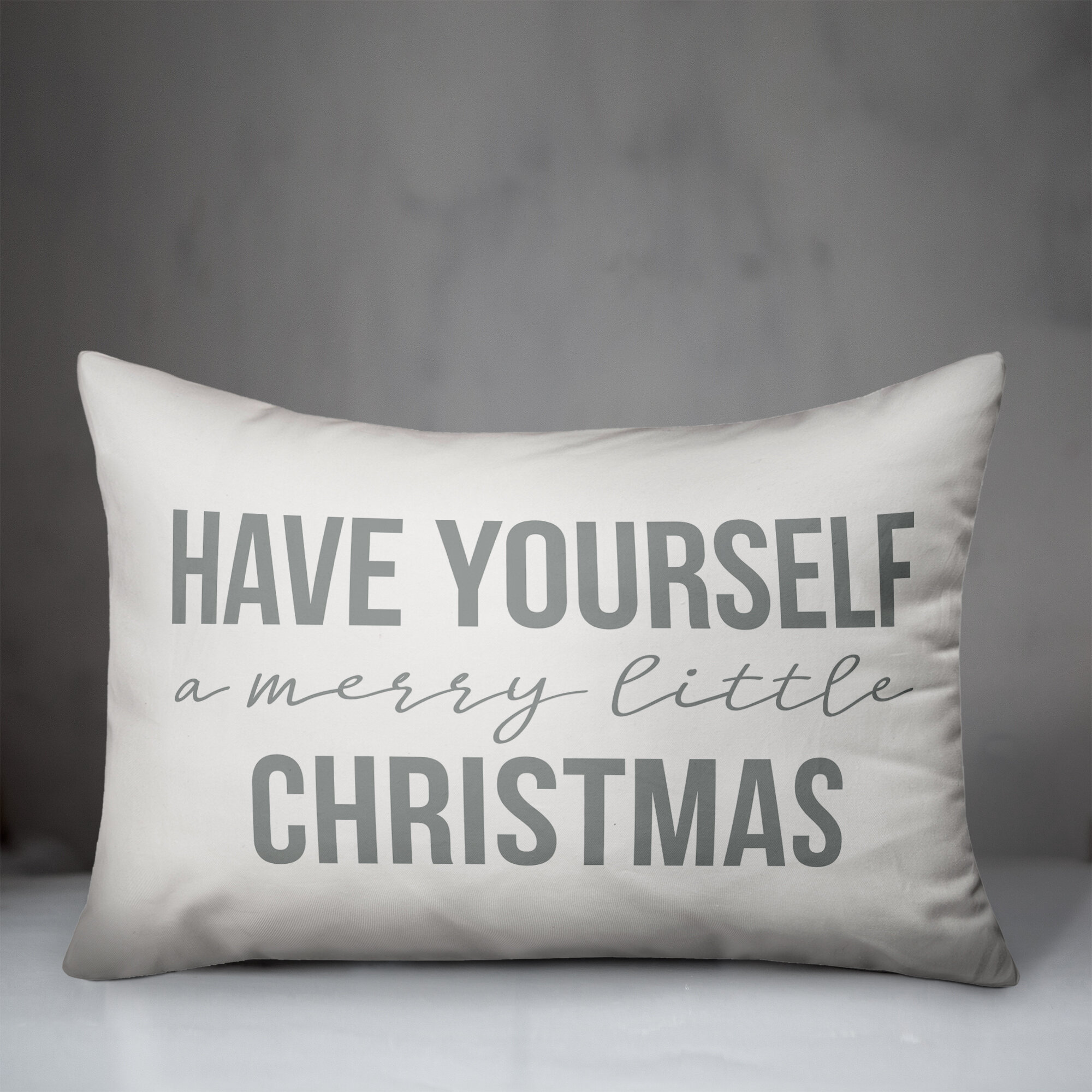 christmas lumbar throw pillows