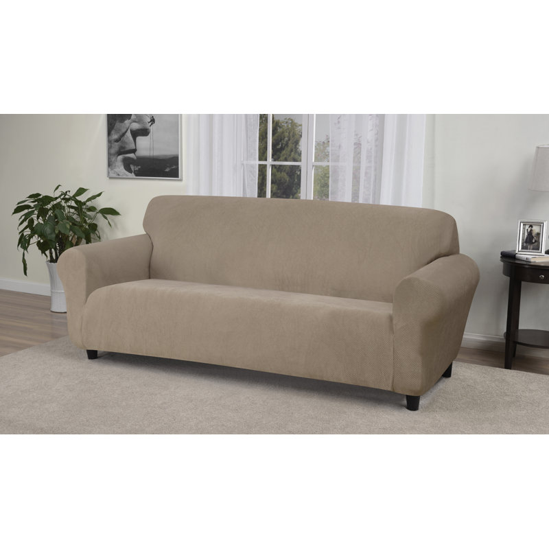 Kathy Ireland Home Day Break Box Cushion Sofa Slipcover Reviews Day Break Box Cushion Sofa Slipcover