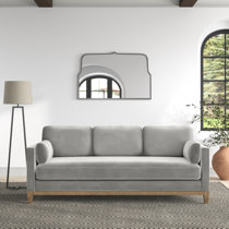 Wayfair grey velvet couch clearance