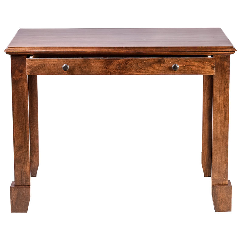 Millwood Pines Jeremy 72 W Knob Drawer Writing Desk Wayfair