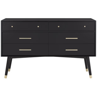 Modern Contemporary White And Br Dresser Allmodern Save