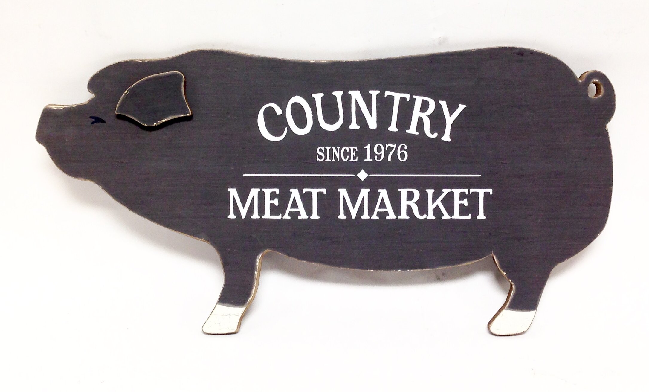 Gracie Oaks Alexander Wood Pig Country Meat Market Wall D Cor   Alexander Wood Pig Country Meat Market Wall Decor 