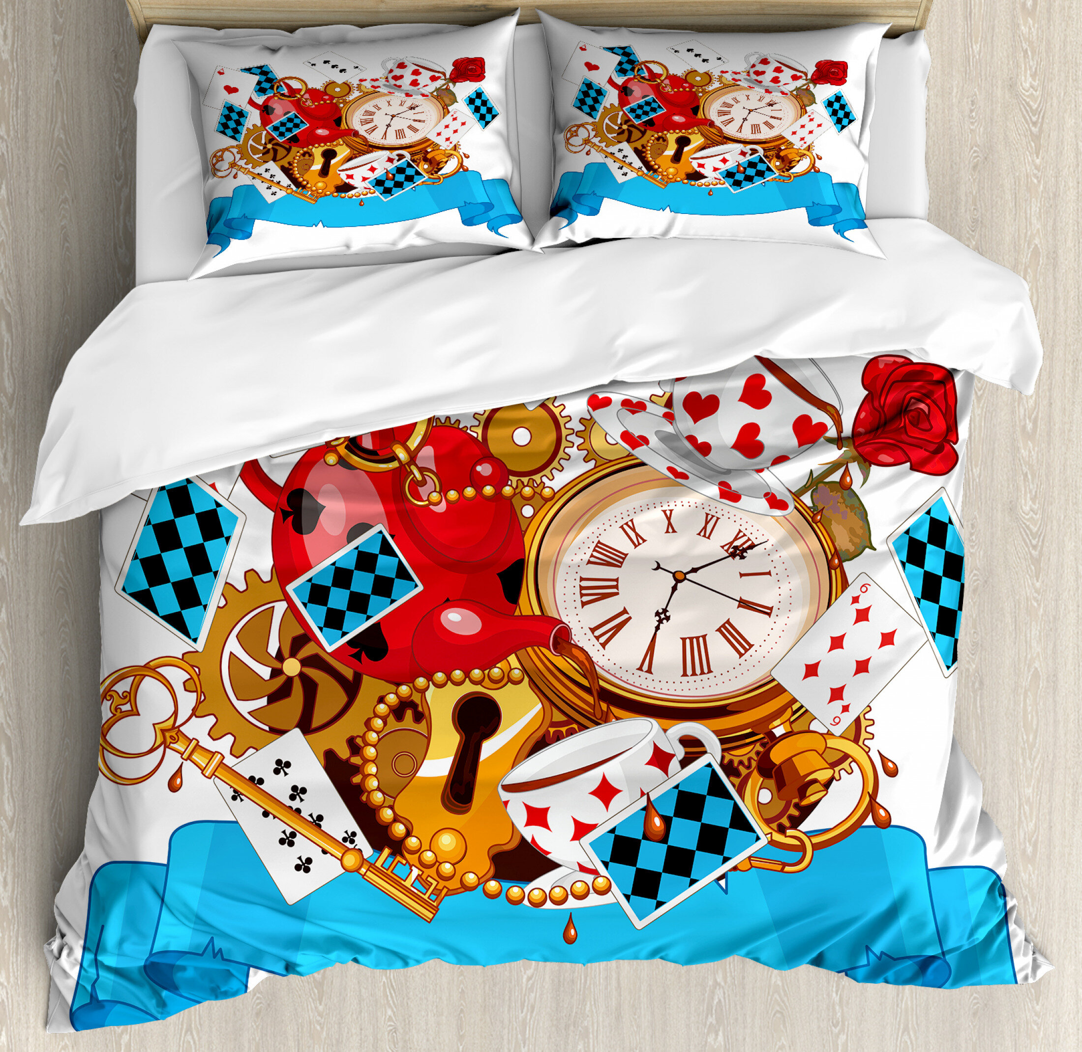 East Urban Home Alice In Wonderland Duvet Cover Set Wayfair