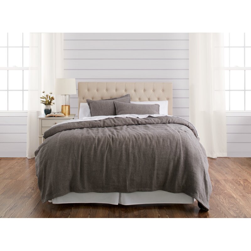 Wrought Studio Wolfson Linen Duvet Cover Set Wayfair