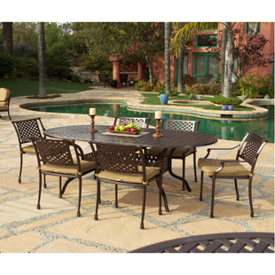 Go to store & view more images Sierre 7 Piece Dining Set by Art Frame Direct