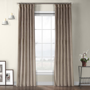Taupe Velvet Curtains Wayfair Taupe Velvet Curtains Wayfair