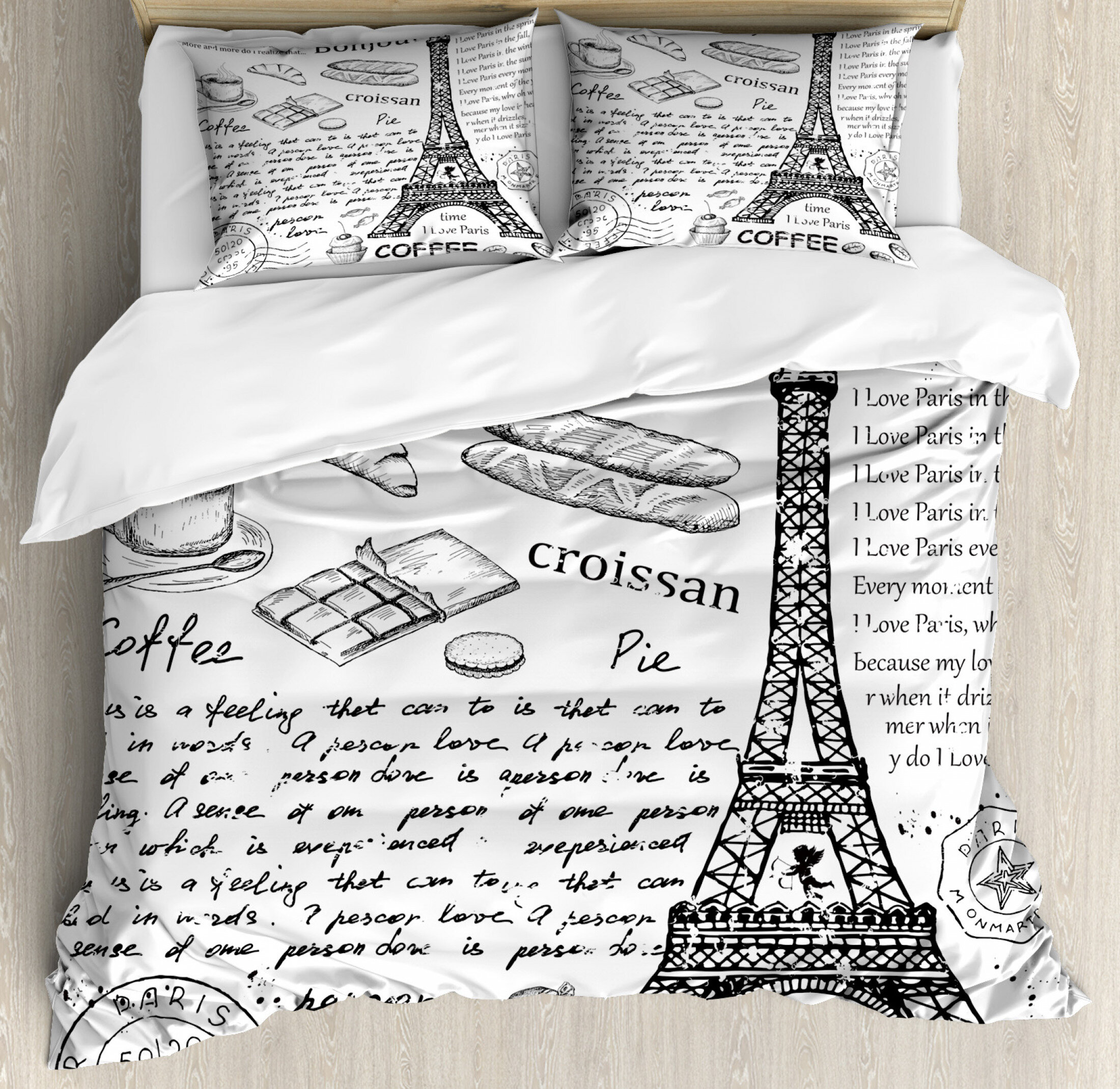 East Urban Home Paris Duvet Cover Set Wayfair Ca