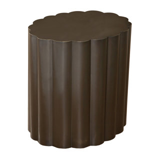 Piccolo Scalloped Side Table by Brayden Studio 2019 Sale