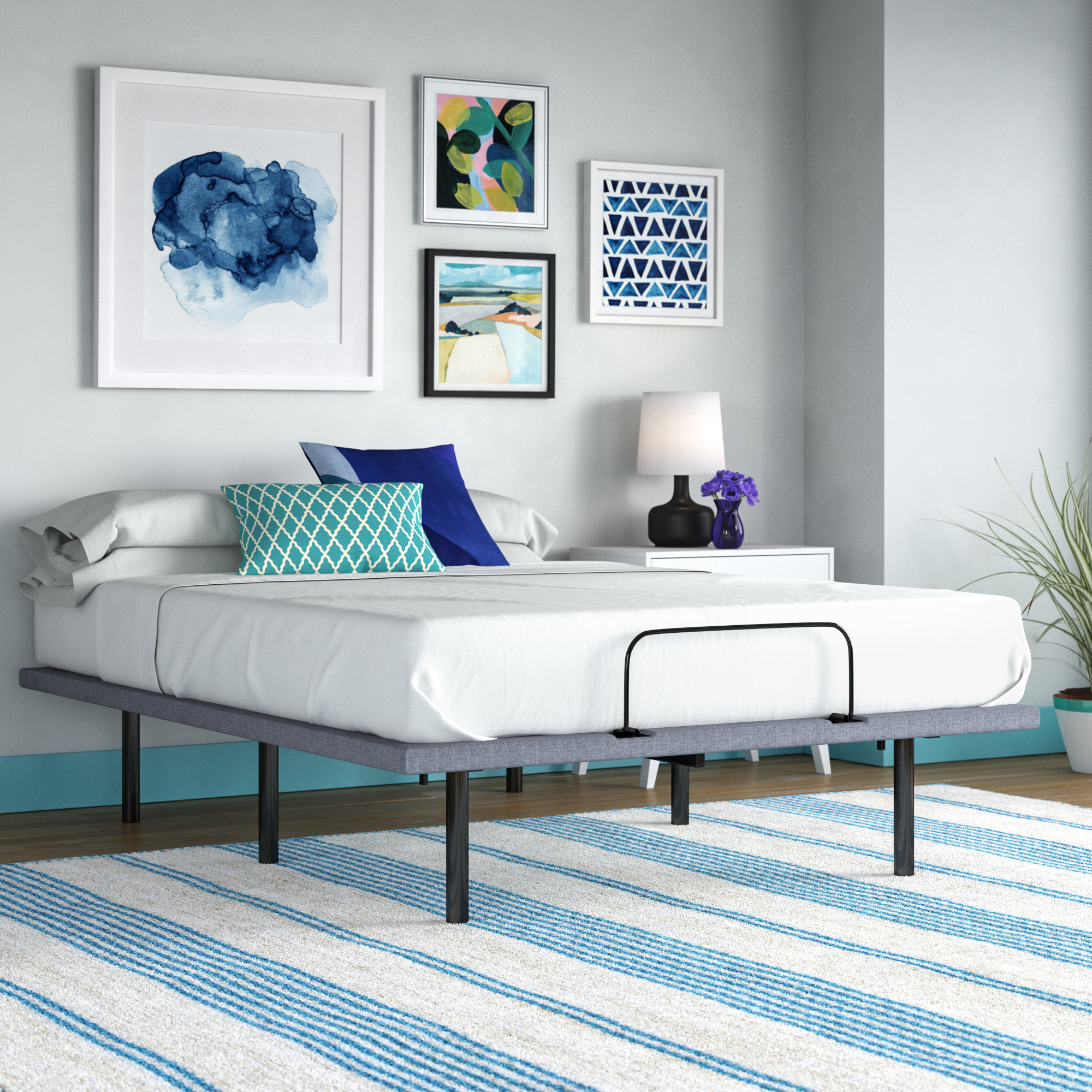 Wayfair Sleep Massaging Zero Gravity Adjustable Bed With Wireless Remote Reviews Wayfair
