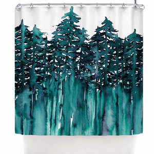 Ebi Emporium Forest Through the Trees 5 Shower Curtain