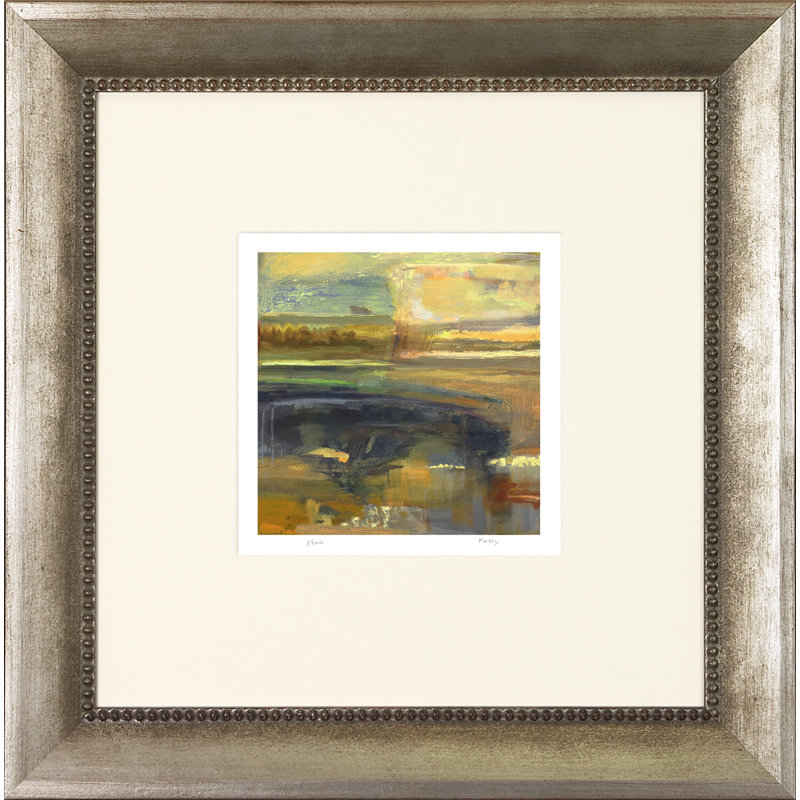 Art Virtuoso Small Abstract Landscapes By Mark Fetty Framed