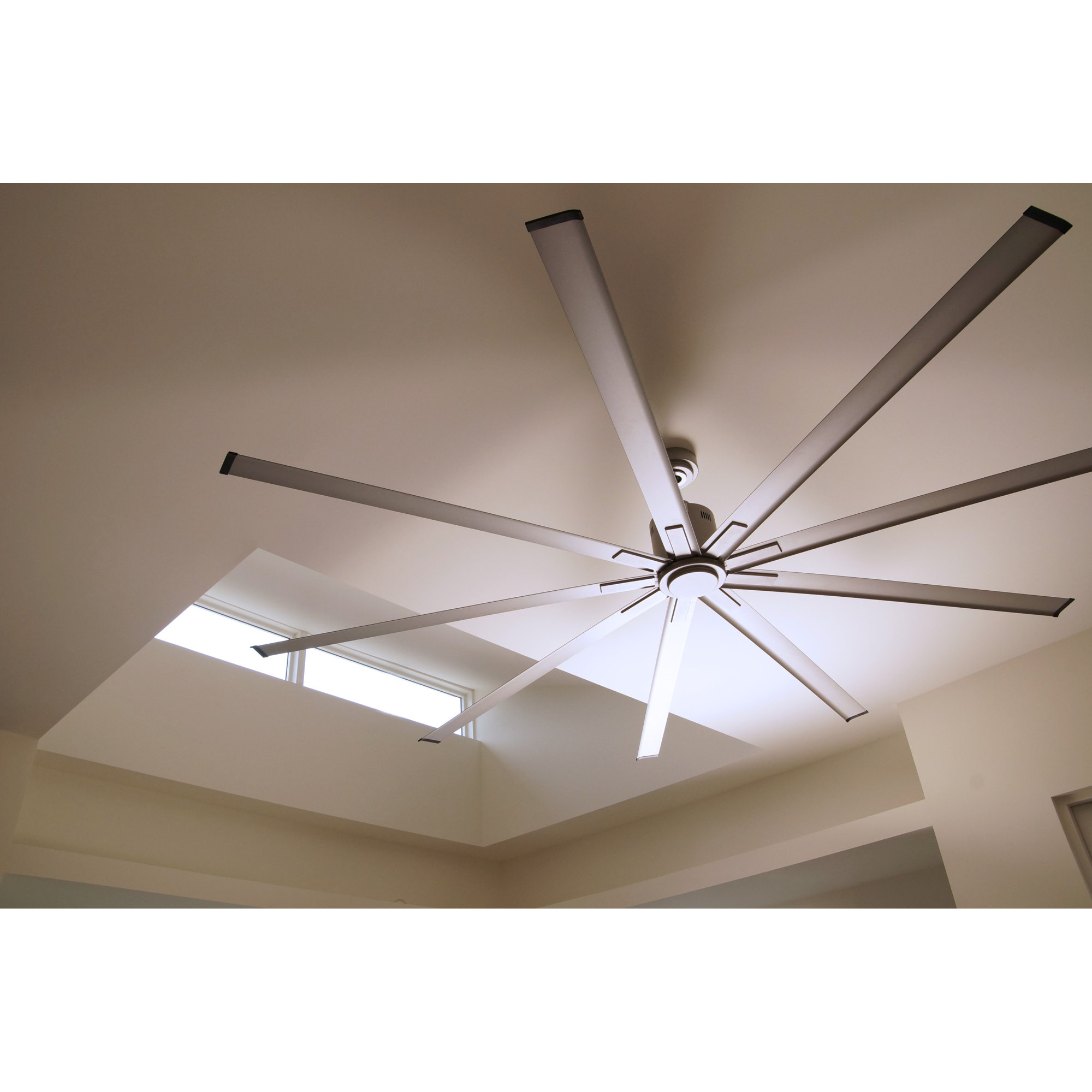 Big Air 96 9 Blade Ceiling Fan With Remote Reviews Wayfair Supply 96 9 Blade Ceiling Fan With Remote