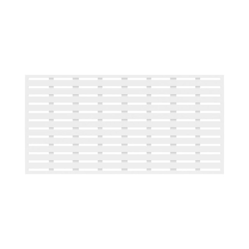 34 in. H x 68 in. W Boardwalk Decorative Screen Finish: White