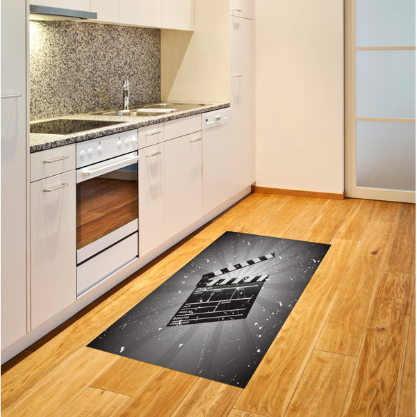 East Urban Home Ambesonne Movie Theatre Area Rug Clapper Board On