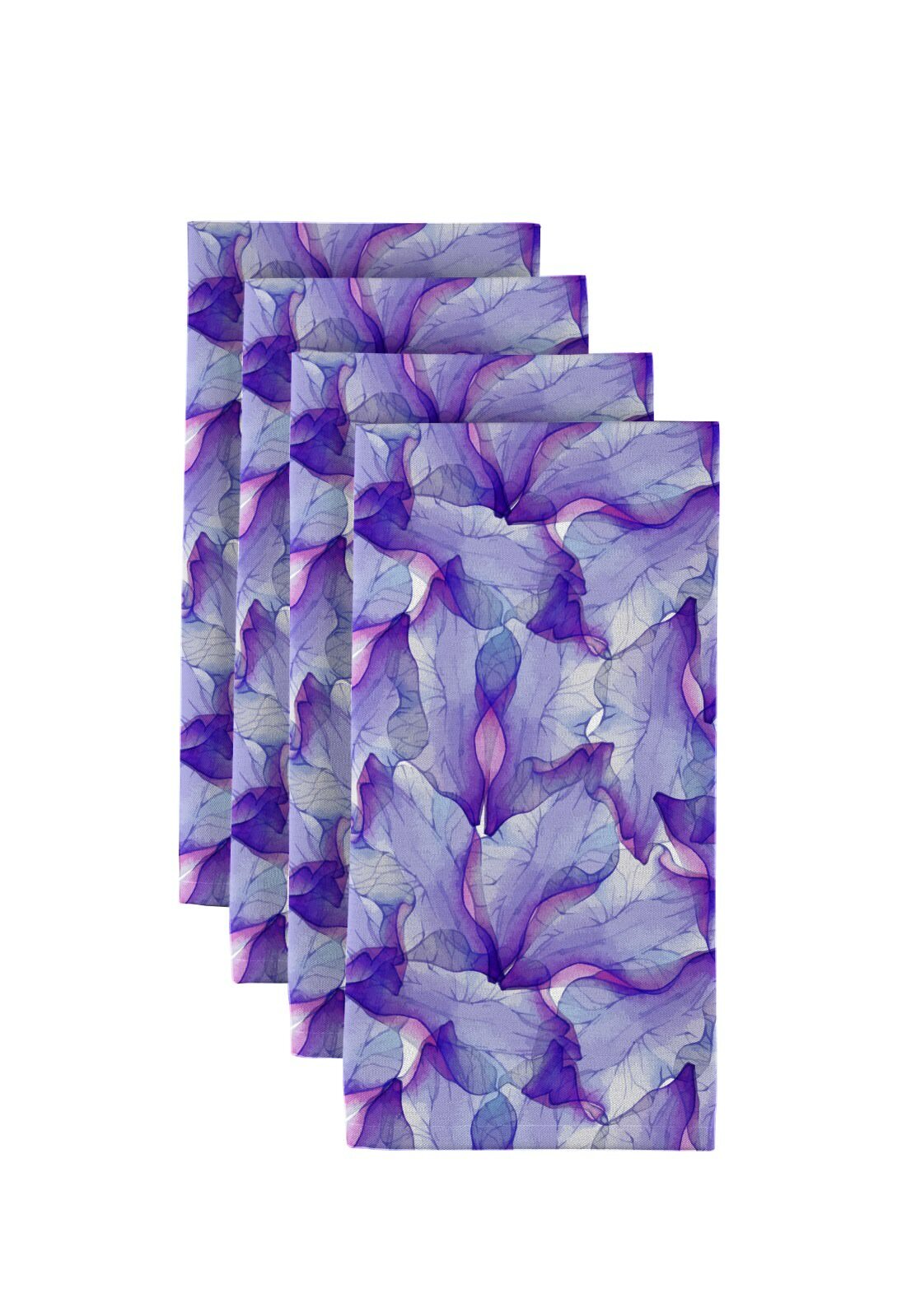 Assorted Sizes Available Purple Passion Iris Fabric Tablecloths
