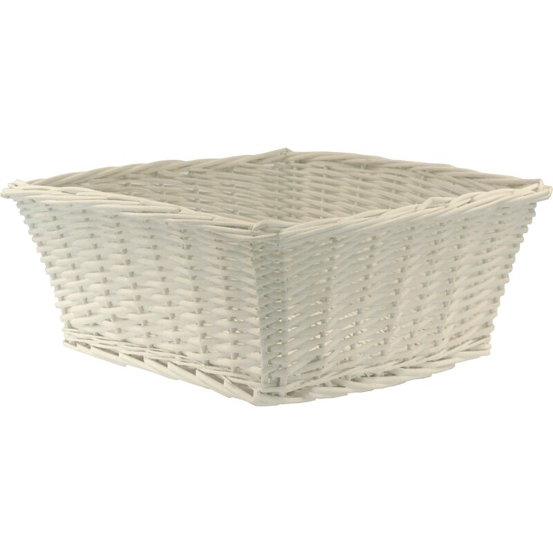 white wicker laundry basket