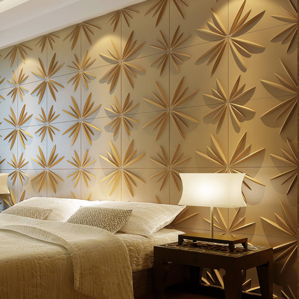 Alankaar interior Golden And Black 3D Textured PVC Wallpaper For  HomeOffice And Hotel at Rs 80sq ft in New Delhi