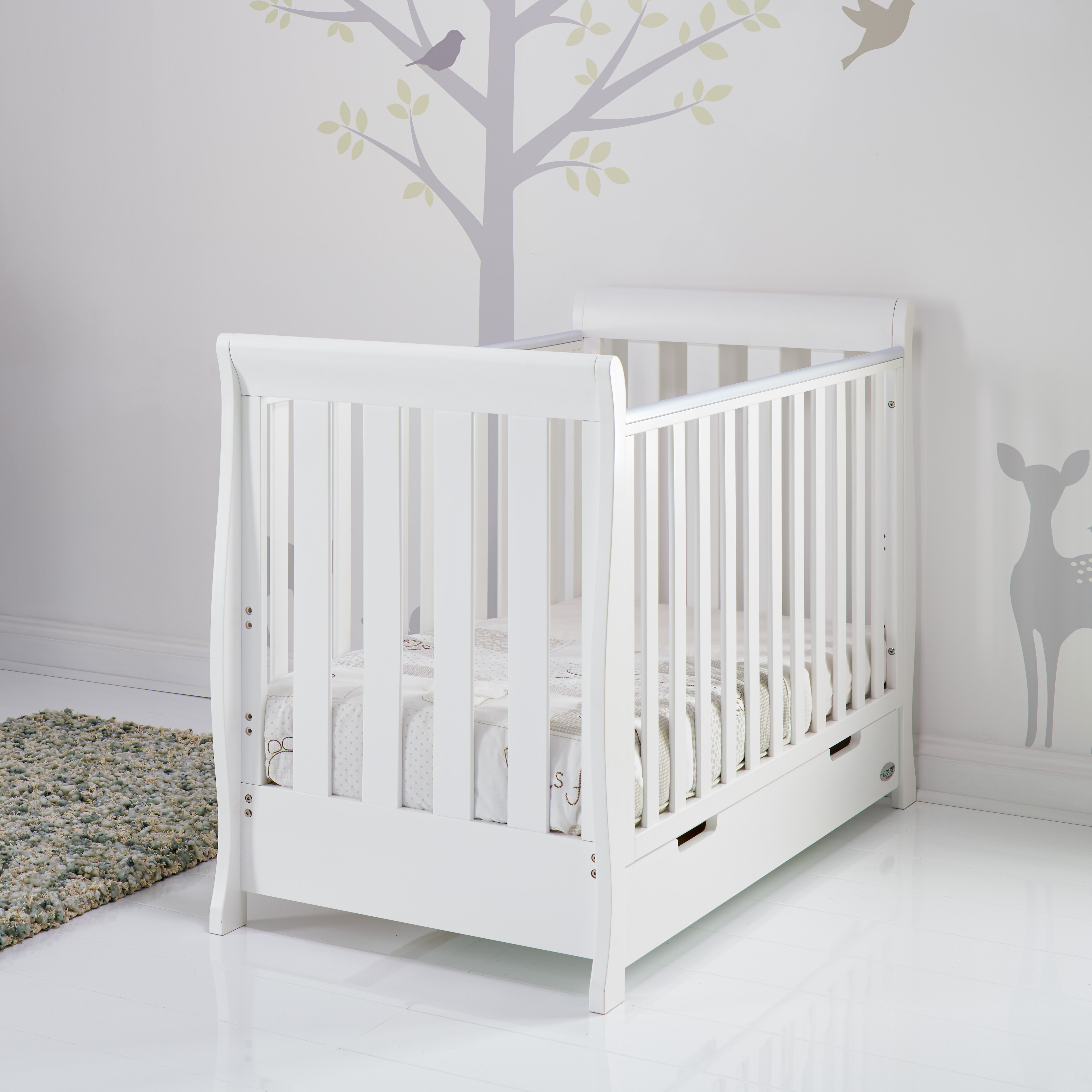 Obaby Stamford Mini Sleigh Cot Bed 