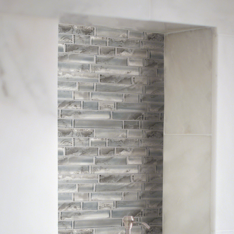Msi Canvas Interlocking Glass Mosaic Tile Reviews Wayfair