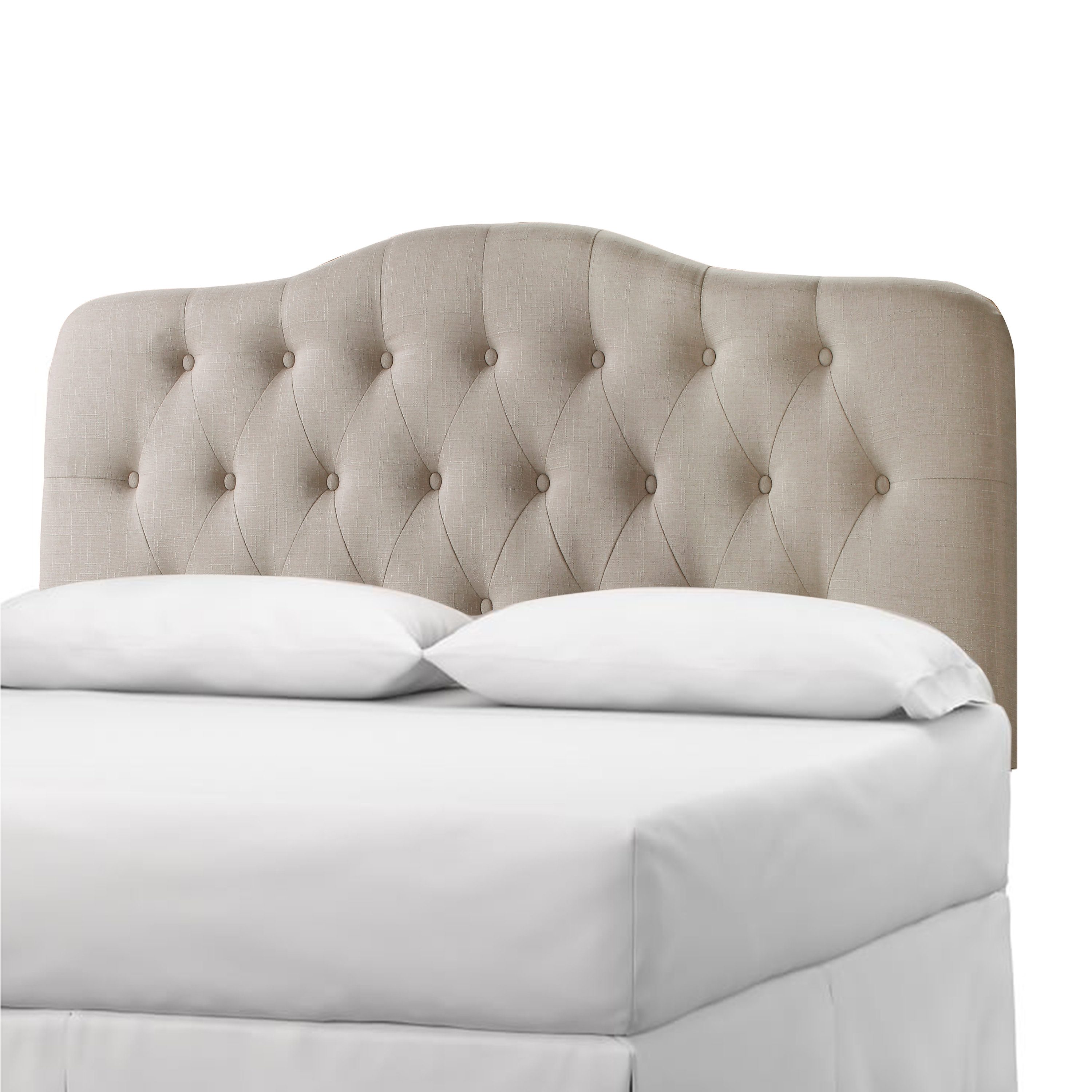 Winston Porter Anemona Upholstered Solid Wood Panel Headboard & Reviews