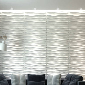 Orren Ellis Lynnfield 19 7 X 19 7 Bamboo Wall Paneling In White Reviews Wayfair