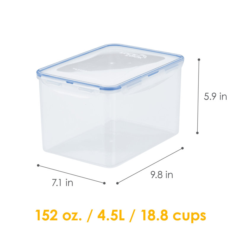 Lock Lock Easy Essentials Pantry Rectangular 150 Oz Food