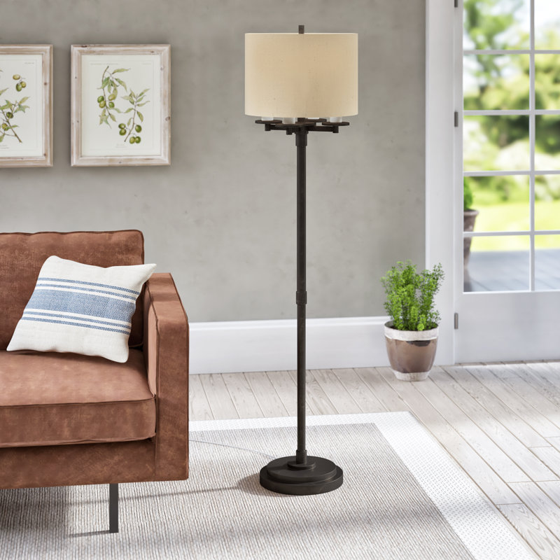 wayfair copper floor lamp