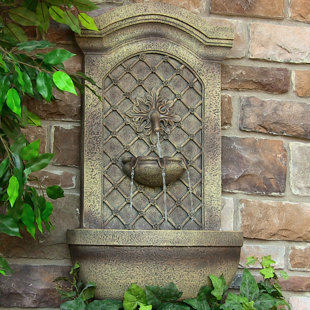 Polystone Rosette Solar Fountain