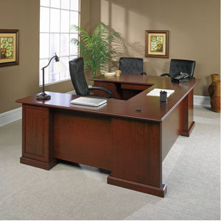 Go to store & view more images Darby Home Co Clintonville 4 Piece U-Shape Desk Office Suite