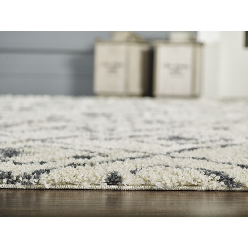 Union Rustic Abani Willow Wil100a Moroccan Tribal Print Black And Ivory Area Rug Wayfair