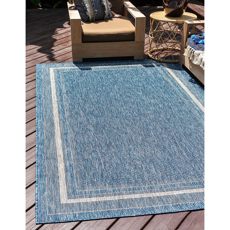 Rugpal Veranda Blue Area Rug Wayfair