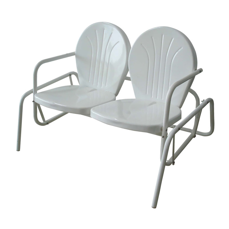 Ebern Designs Herrell Metal Powder Coat Double Seat Glider ... (800 x 800 Pixel)