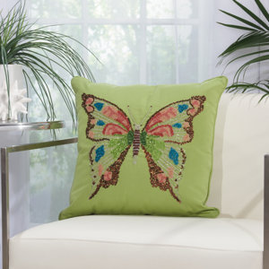 Telford Butterfly Indoor/Outdoor Throw Pillow