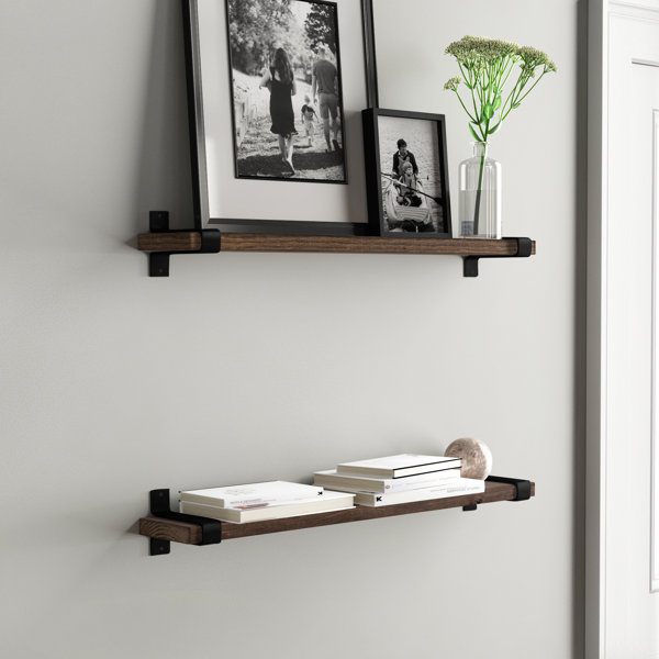 Details about   3 PCS Floating Shelves Wall Mount Hanging Shelf for Living Room Bedroom Bathroom 