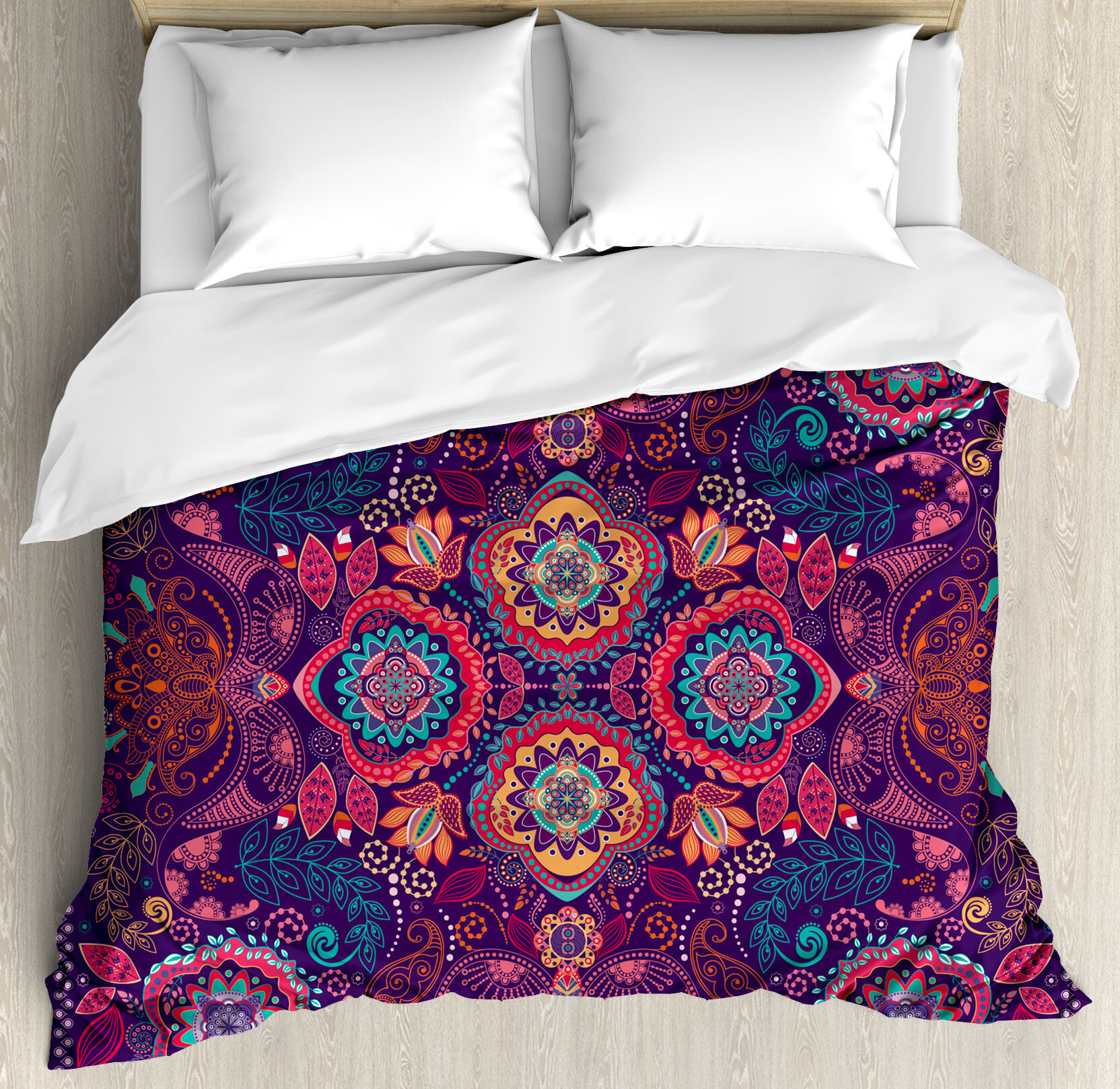 East Urban Home Paisley Modern Classic Indian Asian With Dots