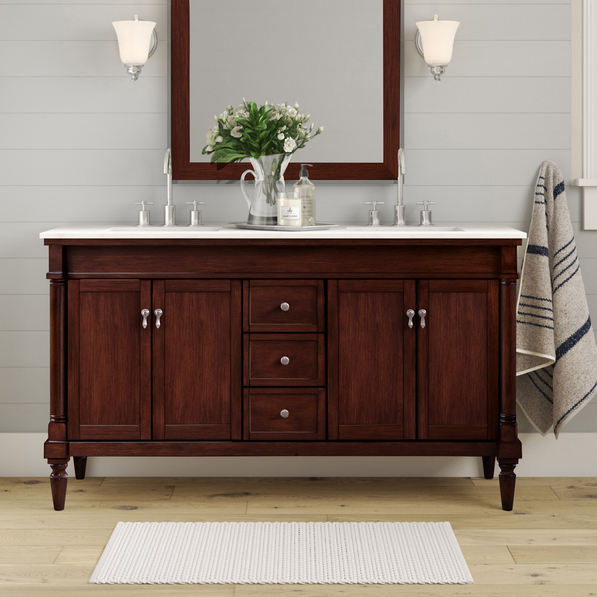 Deina 60 Double Bathroom Vanity Set Reviews Joss Main