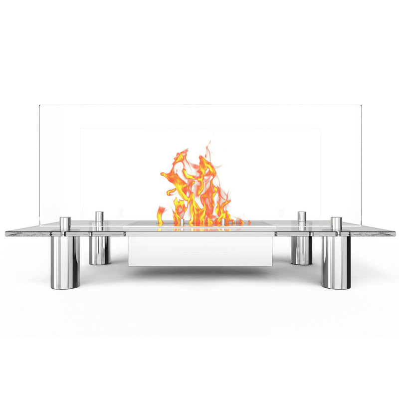 Orren Ellis Alisha Bio Ethanol Fireplace Wayfair