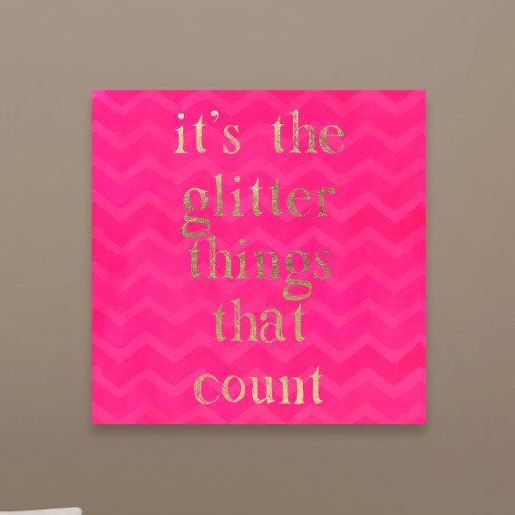Oliver Gal Runway Avenue The Glitter Things Painting Print On