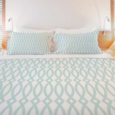 One Bella Casa Minty Fresh Lightweight Duvet Cover Size Twin