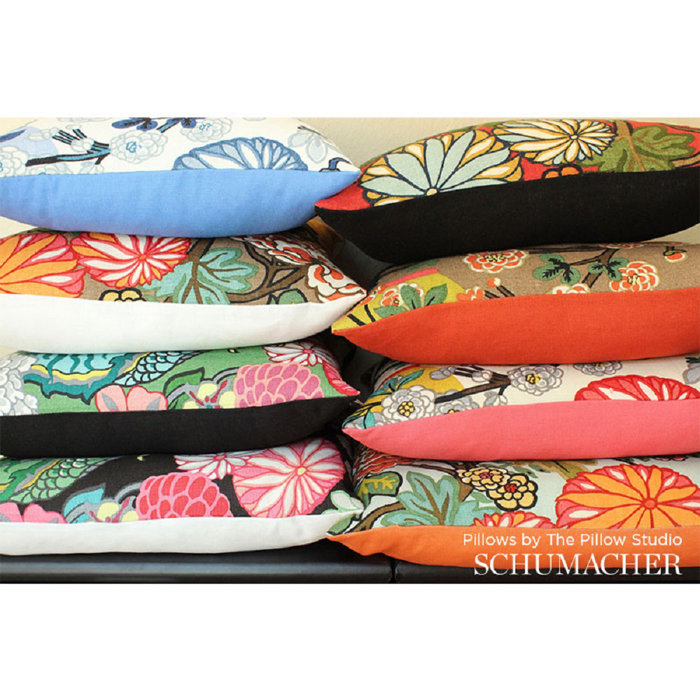 Schumacher Exuberant Chiang Mai Dragon Fabric Wayfair Ca