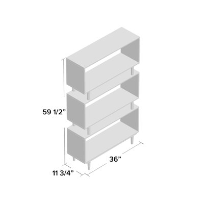 Camylle Standard Bookcase