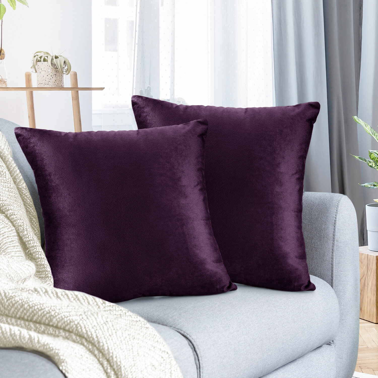 Purple Throw Pillows You'll Love in 