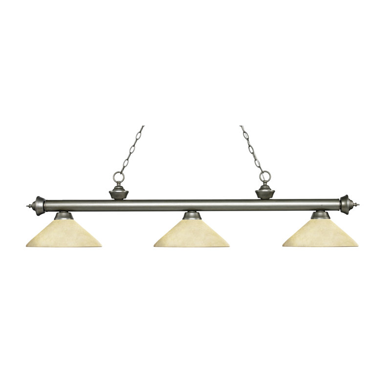 Red Barrel Studio Brynlee 3 Light Pool Table Linear Pendant Wayfair