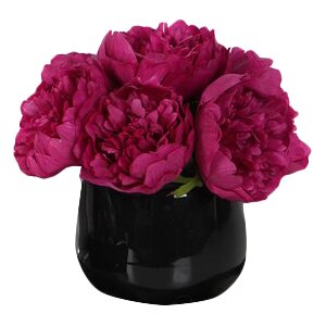 Peony Floral Arrangement in Vase